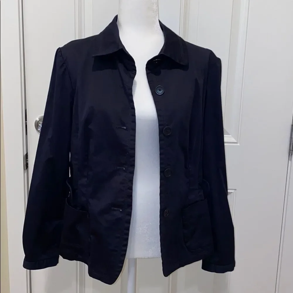 EUC Faconnable Lightweight Single Button Jacket L